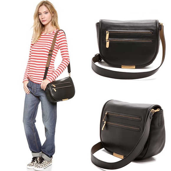 Marc By Marc Jacobs Handbags - Marc By Marc Jacobs MBMJ ☾ Large Luna ☾ Messenger Crossbody Bag ☾ Blue Leather